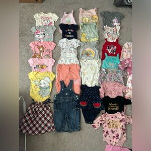 Bundle baby girl clothes 0-3m